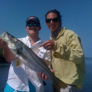 Snook with Captain Blake and Captain Gabe