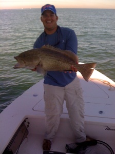 Capt Blake Smith and perfect Gag Grouper